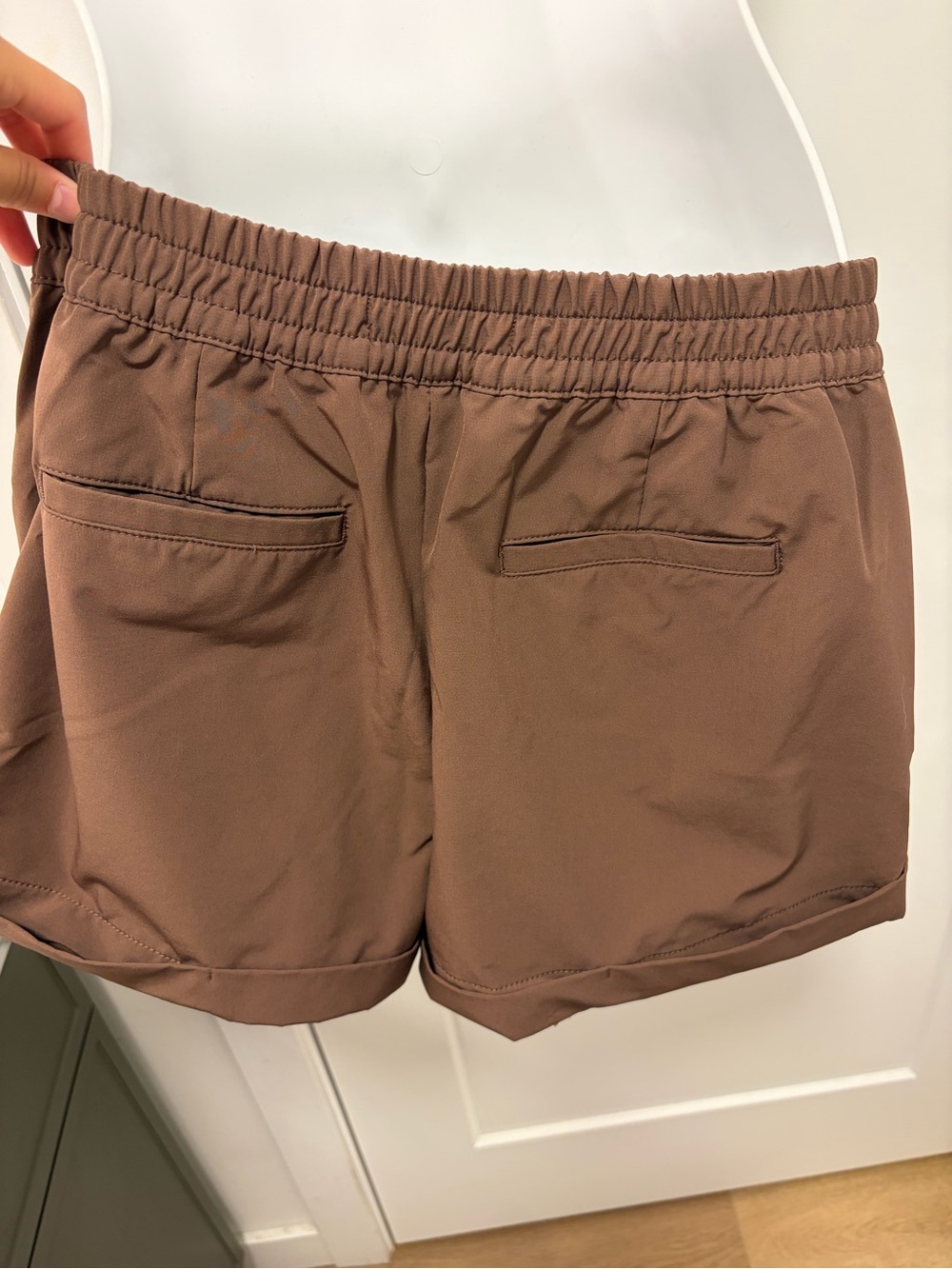 Streetwear Society Brown Women's Athletic Drawstring Shorts - Picture 2 of 2